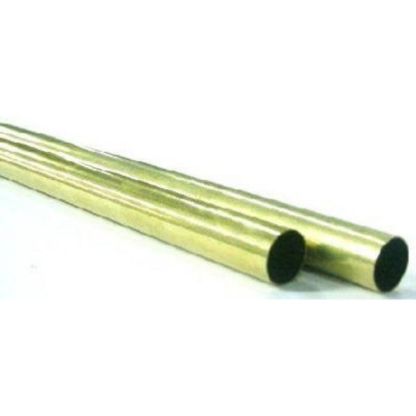 K&S Precision Metals Brass Tube 19/32-in D X 12-in L Round 8142